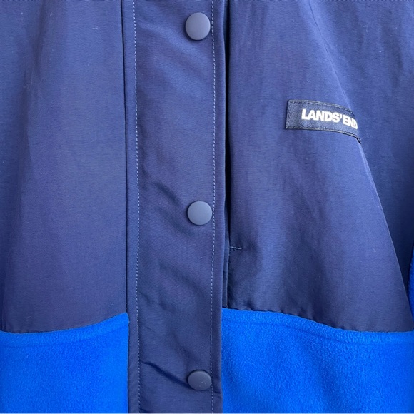 Lands’ End Nylon & Fleece Jacket - Picture 3 of 6